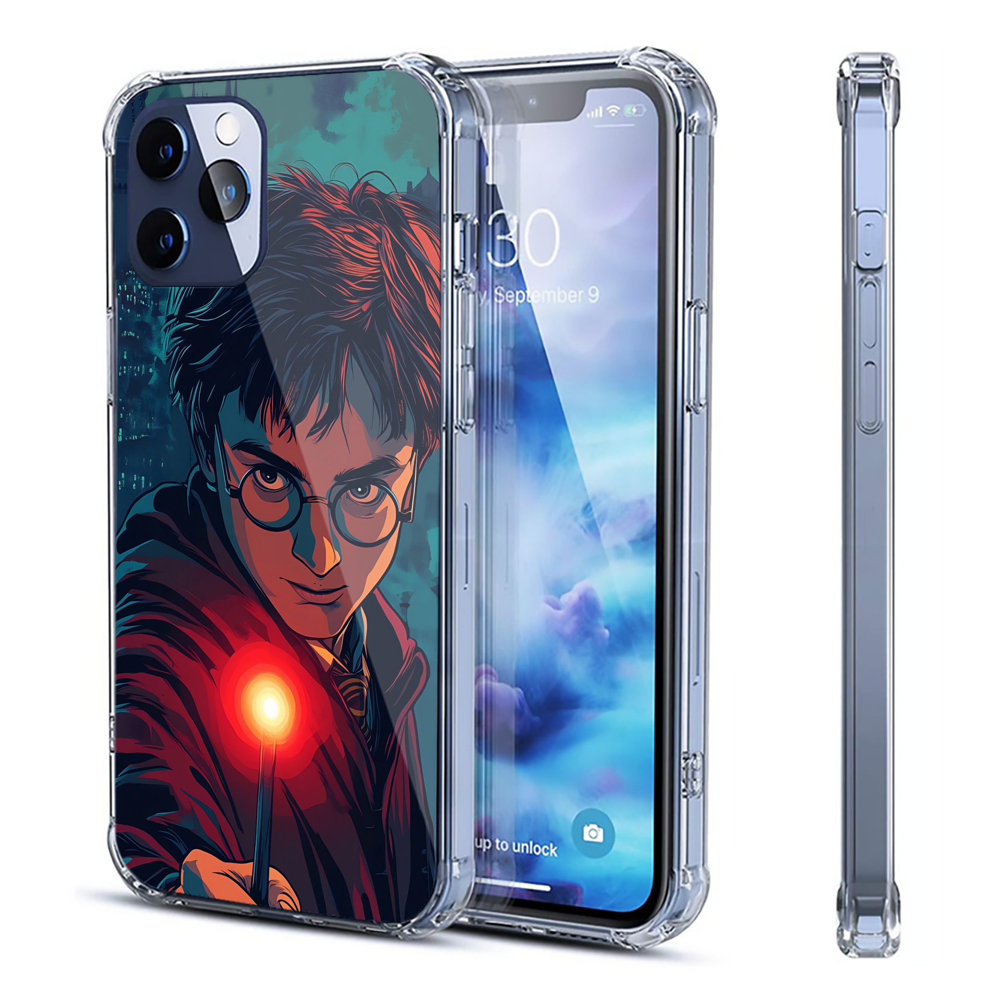 （画像用） Harry Potter ハリー・ポッターシリーズ 【iPhone 12シリーズ対応】透明スマホケース（クリアソフトケース）